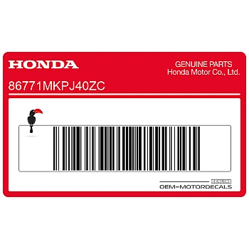 Heckverkleidung Aufkleber, Rechte Seite