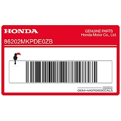 Pegatina tanque, lado izquierdo