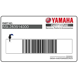 Adesivo pannello laterale, lato sinistro