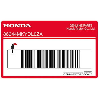 Pegatina para panel lateral, lado izquierdo