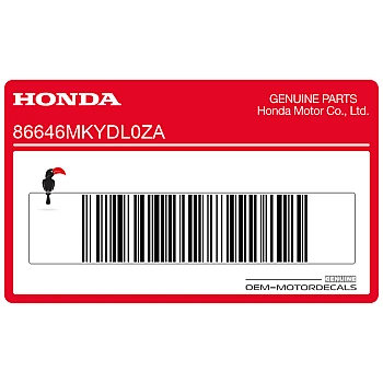 Pegatina para panel lateral, lado izquierdo