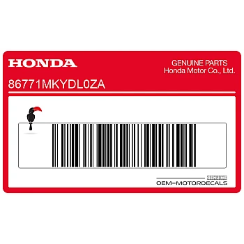 Pegatina colin, lado derecho