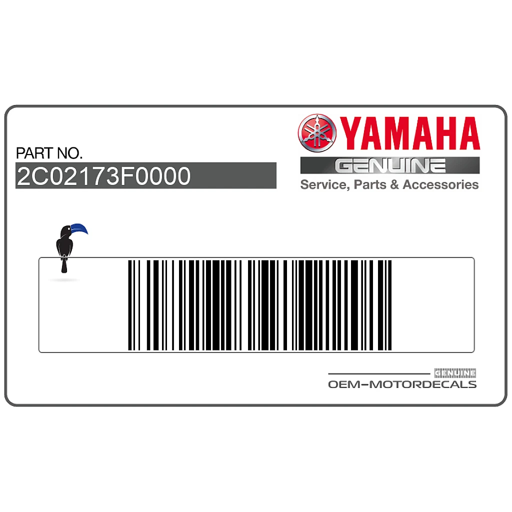 Yamaha YZF-R6 Heck-Dekor rechte Seite OEM 2C0-2173F-00-00