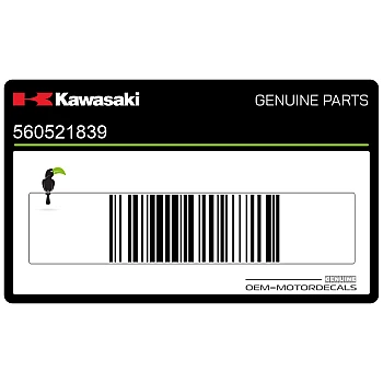 Kontpaneel sticker