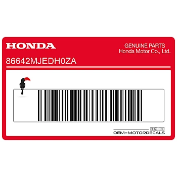 Naklejka na osłonę boczną, lewa strona