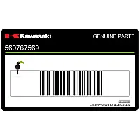 KAWASAKI Autocollant de carénage de réservoir Ninja ZX-10R, côté droit 56076-7569
