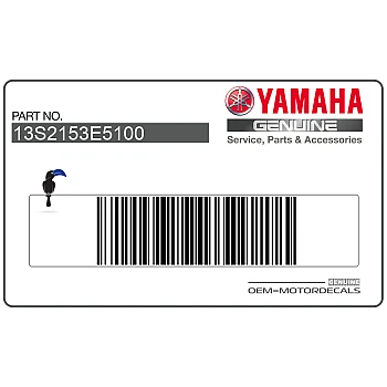Yamaha Emblem Unterverkleidung, links