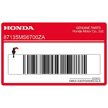 Pegatina para panel lateral, lado izquierdo