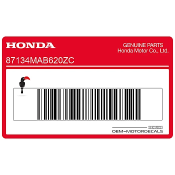 Zijpaneel sticker, rechterkant