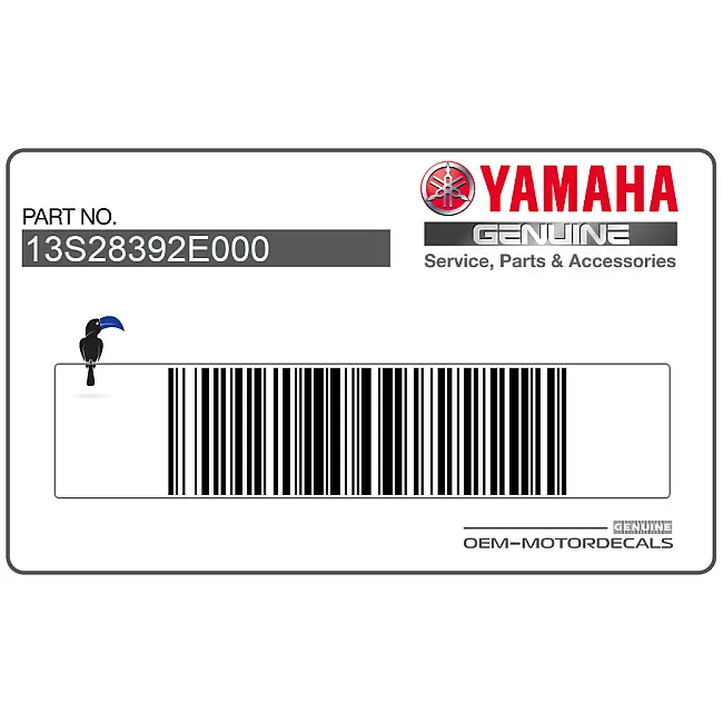 Yamaha YZF-R6 Middle Fairing R6 Graphic Right Side OEM 13S28392E000