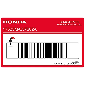 Naklejka na zbiornik, prawa strona