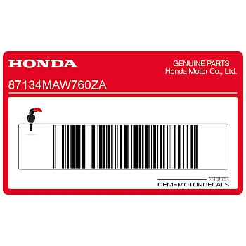 Naklejka na osłonę boczną, prawa strona