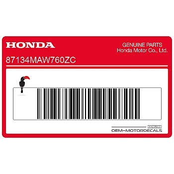 Naklejka na osłonę boczną, prawa strona