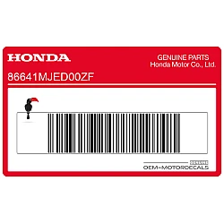 Side cowling decal