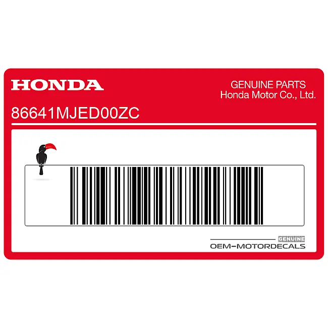 Honda CBR650F Mittleres Verkleidungselement CBR650F Emblem OEM 86641MJED00ZC