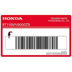 Voorspatbord sticker