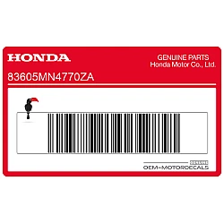 Frame cowling decal