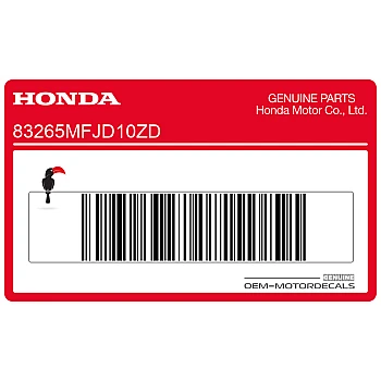 Naklejka na zbiornik, prawa strona