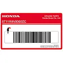 Autocollant de réservoir NX650 Dominator, côté droit
