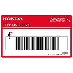 Naklejka na zbiornik, prawa strona