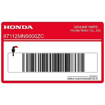 Autocollant de réservoir, côté gauche