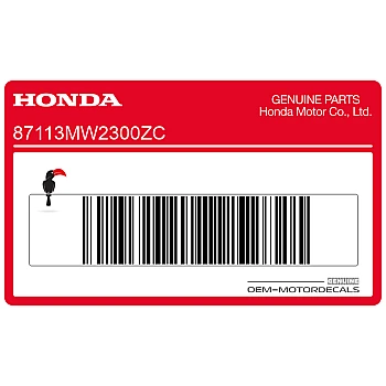 Zijpaneel sticker, rechterkant