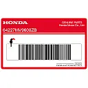 Zijkuip HONDA logo sticker
