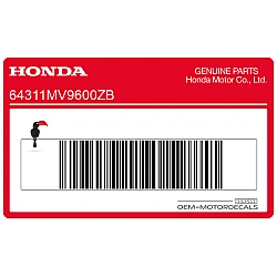 Adesivo carenatura lato destro CBR600F Hurricane, lato destro