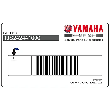 Fuel tank YAMAHA decal, left side