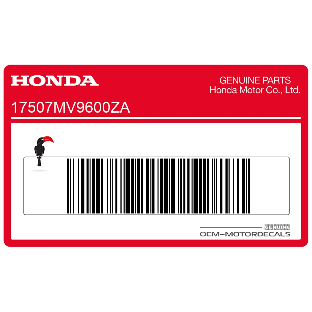 Honda CBR600F Fuel Tank Hurricane Graphic Right Side OEM 17507MV9600ZA