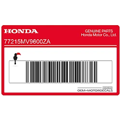 Kontpaneel sticker