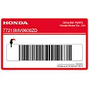 Upper cowl HONDA emblem, right side