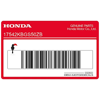 Adesivo serbatoio, lato sinistro