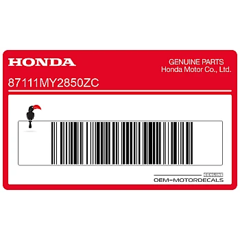 Naklejka na zbiornik, prawa strona