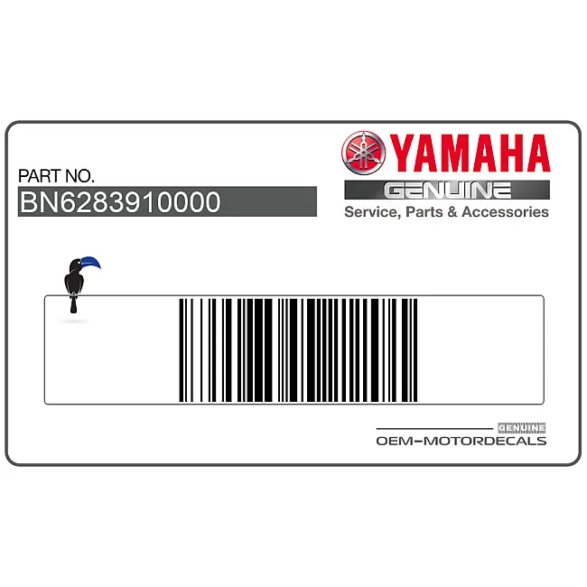 Yamaha YZF-R6 Carena Laterale Sinistra Grafica R6 Sinistra OEM BN6-28391-00-00