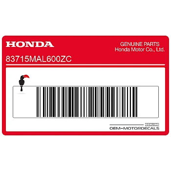 Framecover sticker, linkerkant