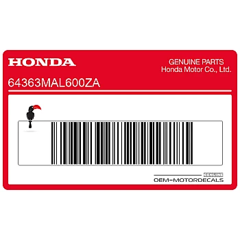 Naklejka na osłonę boczną, lewa strona