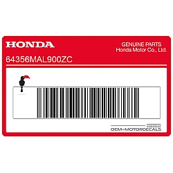 Naklejka na osłonę boczną, lewa strona