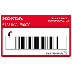 Bovenkuip sticker, rechterkant