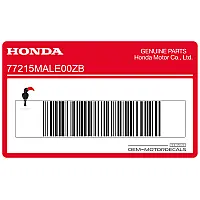 HONDA Pegatina de depósito Honda logo 77215-MAL-E00ZB