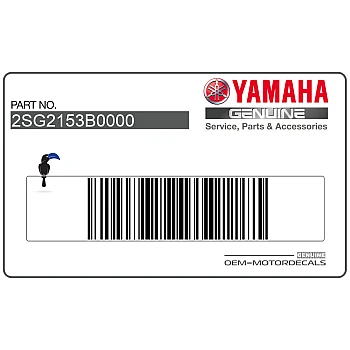 Emblemat YAMAHA dolnej owiewki, lewa strona