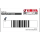 Yamaha YZF-R1 Grafica YZF carenatura laterale sinistra OEM 2SG-28391-20-00