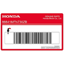 Bovenkuip sticker, rechterkant