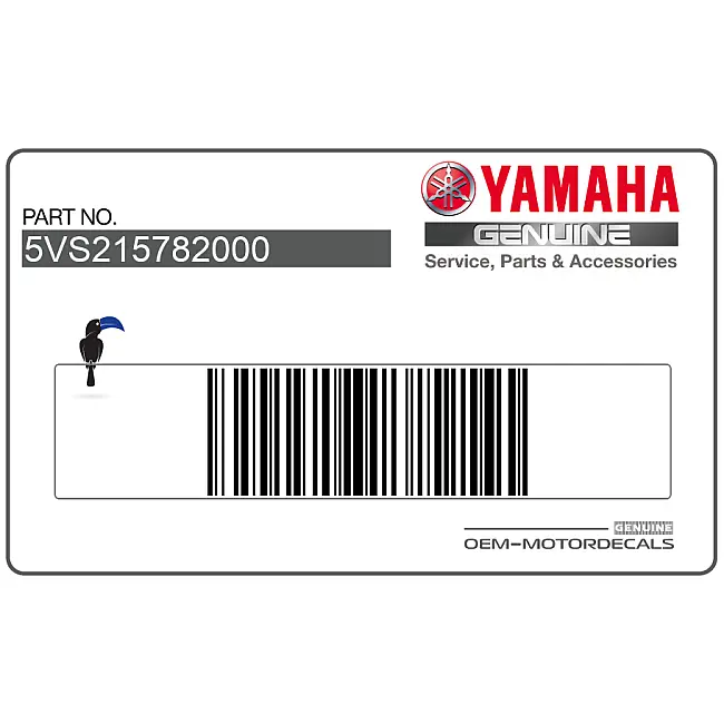 Yamaha MT-09 Vorderradkotflügel Stimmgabel Emblem 3D Resin Badge OEM 5VS-21578-20-00