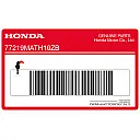 Emblème de coque arrière CBR1100XX