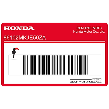 Achterspatbord sticker