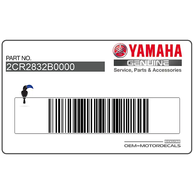 Grafica cupolino anteriore sinistro Yamaha YZF-R1 OEM 2CR-2832B-00-00