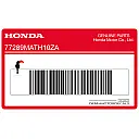 Autocollant de coque arrière, côté gauche