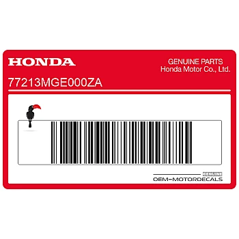 Achterspatbord sticker