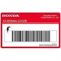 HONDA Verkleidungsaufkleber, linke Seite 64365-MAL-G30ZB
